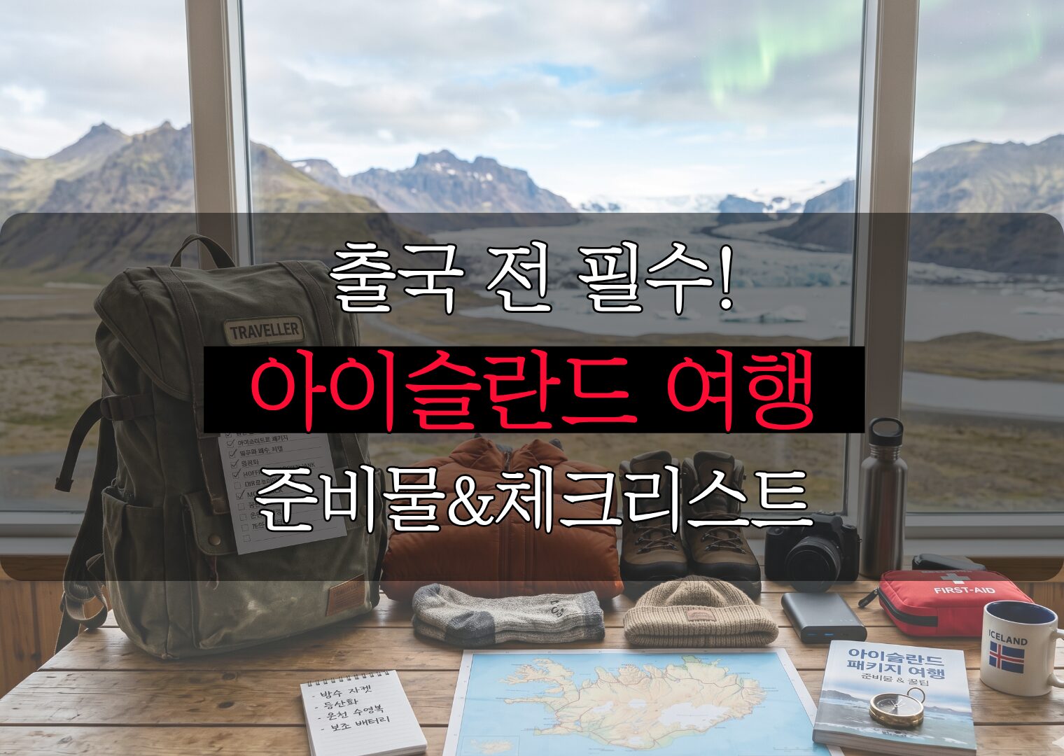 아이슬란드 여행 준비물 5분 체크리스트 및 꿀팁