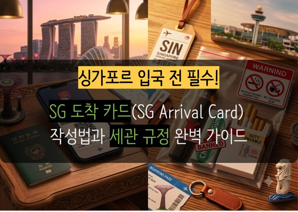 SG 도착 카드 작성법